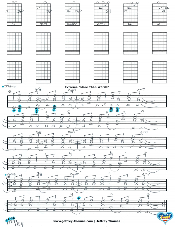 Play With Me Chords & Tabs - Extreme