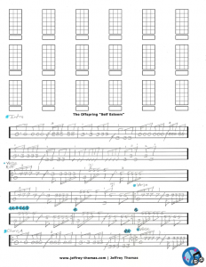 The Offspring Self Esteem Free Bass Tab By Jeffrey Thomas