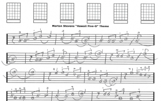 Hawaii Five-O Free Guitar Tab